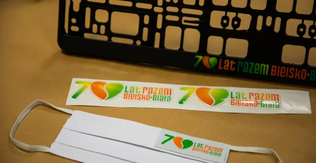 gadżety na 70 lat Bielska-Białej