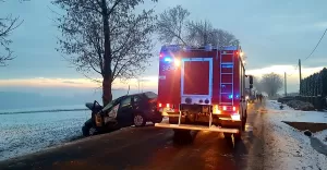 Wypadek w Międzyrzeczu Dolnym - 11.12.2020