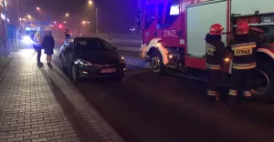 Nocna kolizja z udziałem pijanego kierowcy