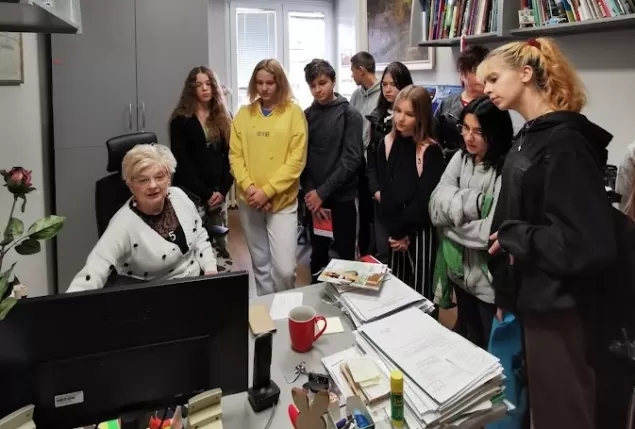 Nietypowa lekcja w... Starostwie Powiatowym w Bielsku-Białej