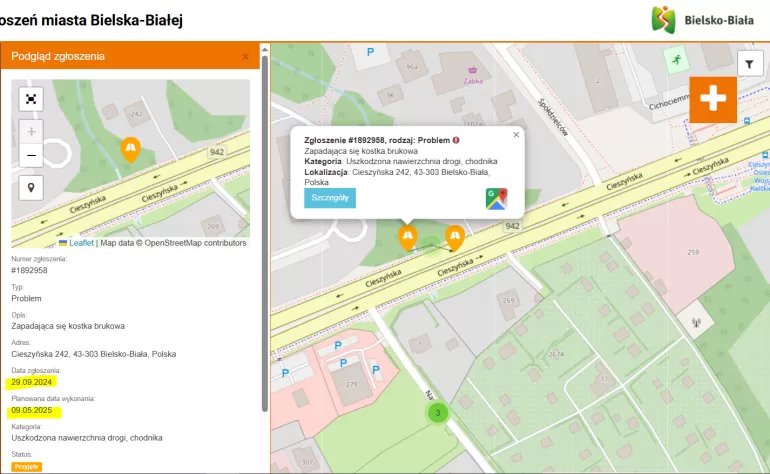 Ilu bielskich urzędników trzeba, by naprawić 1 dziurę?
