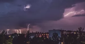 Wczorajsza burza nad Bielskiem