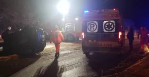 Wypadek w Kozach - 12.12.2018