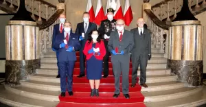 Działacze bielskiego oddziału PCK odznaczeni Krzyżami Zasługi RP