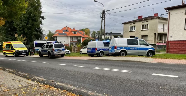Akcja policji w Wapienicy - 30.09.2021
