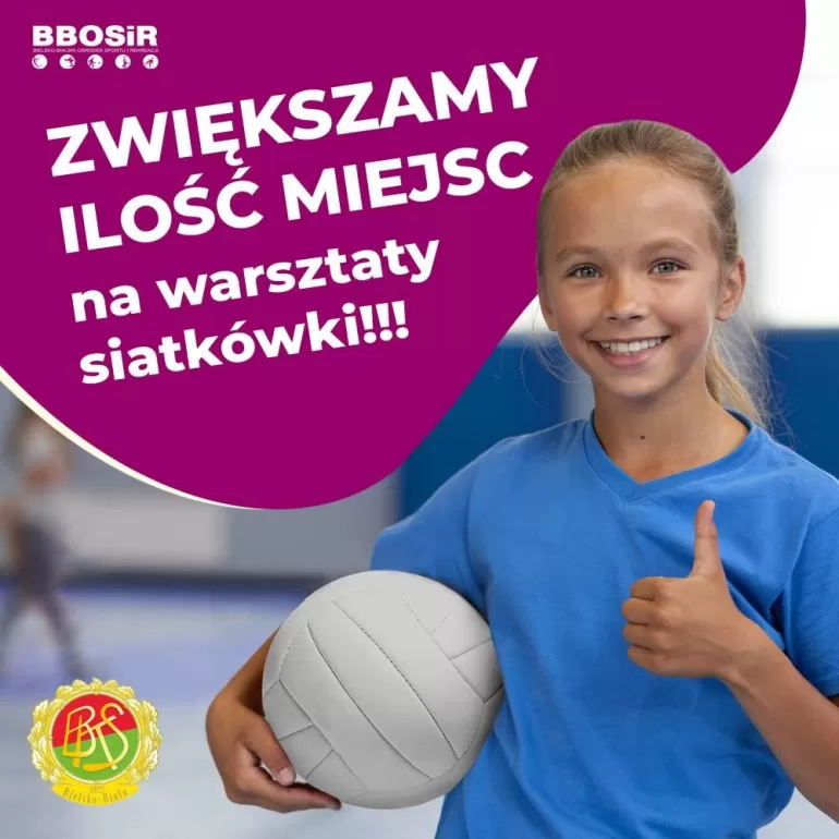 Ferie z siatkówką i BKS BOSTIK ZGO Bielsko-Biała - zwiększono ilość miejsc