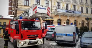Interwencja służb w hotelu