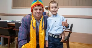 Mikołaj Adamczyk i Piotr Kucia, zastępca prezydenta Bielska-Białej