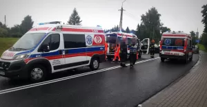 Wypadek na ul. Czerwonej - 6.08.2017