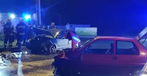 Wypadek przy Katowickiej - 27.12.2018