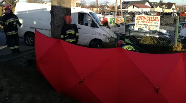 wypadek, cieszyńska