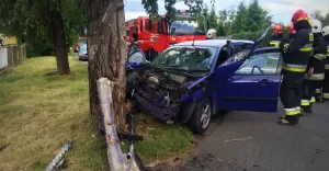 Wypadek na ulicy Katowickiej - 26.06.2018