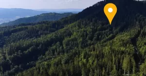 Park Krajobrazowy Beskidu Śląskiego ze Złotą Pinezką Map Google
