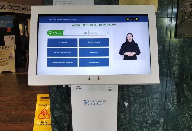 Nowe urządzenia ułatwią pacjentom poruszanie się po szpitalu