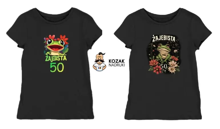 Koszulki na 50 urodziny damskie
