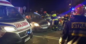 Wypadek na alei Armii Krajowje - 22.01.2019