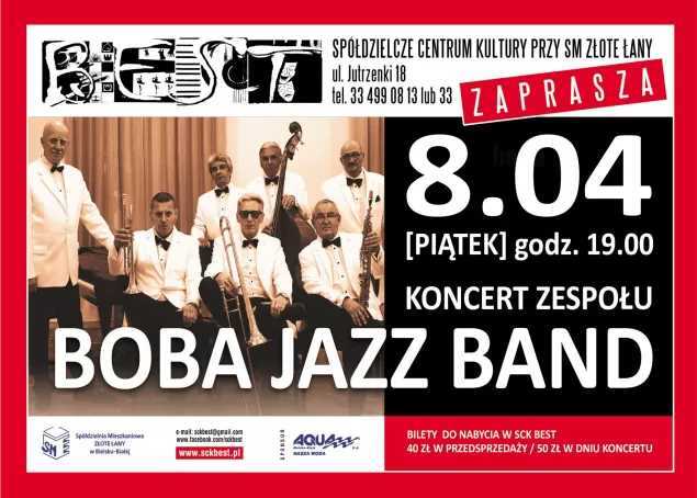 Koncert Boba Jazz Band w SCK