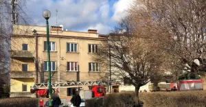 Interwencja służb ratunkowych na ul. Rychlińskiego - 2.03.2020