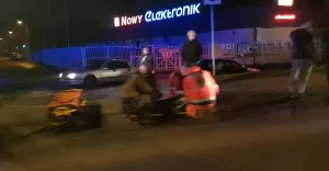 Potrącenie ul. Daszyńskiego