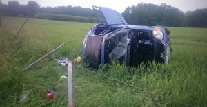 Groźne zdarzenie na S-52 w Jasienicy