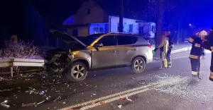 Kraksa w Międzyrzeczu Górnym - 8.02.2019