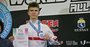 Zawodnicy Beskid Dragon na mistrzostwach świata dzieci, kadetów i juniorów w kickboxingu.