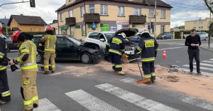 Kolizja w Jasienicy - 5.05.2021