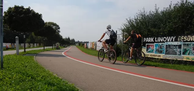 ścieżka rowerowa, lotnisko