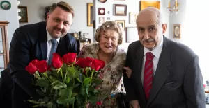 Urodziny artystki. Prezydenci w odwiedzinach u Marii Koterbskiej