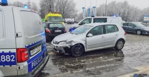 Interwencja policji na parkingu Castoramy - 5.01.2021
