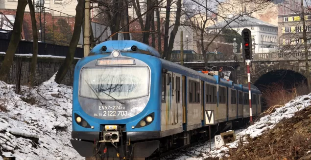 pkp, tory, pociąg, koleje śląskie