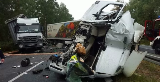 Wypadek, Kobiór, DK-1