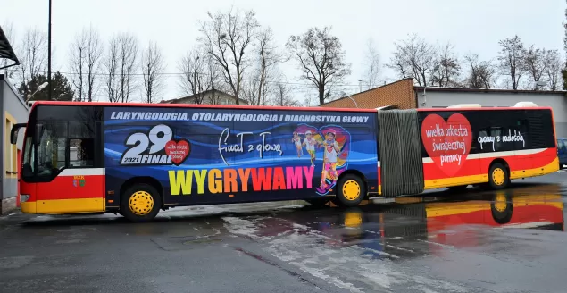 autobus WOŚP 2022 MZK