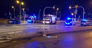 Wypadek na skrzyżowaniu - 7.07.2018