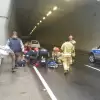 Akcja ratownicza w tunelach! Mężczyzna spadł z dużej wysokości
