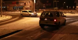 ulica mazańcowicka, śnieg