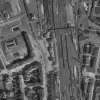 [WIDEO] Bielsko-Biała w 1957 roku. Parowozy na stacji, tramwaje na ulicach