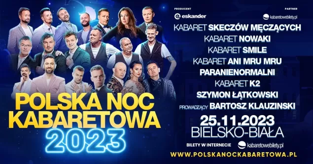 Polska Noc Kabaretowa w Bielsku-Białej!