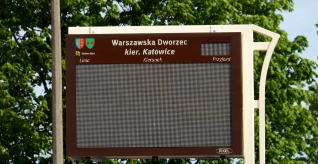 tablica, dip, informacja pasażerska