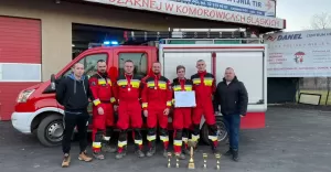 Pierwsze miejsce strażaków OSP Komorowice Śląskie w mistrzostwach
