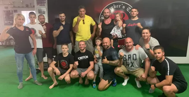 Andrzej Gołota w odwiedzinach u DAAS Berserkers Team
