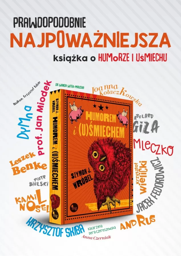 W Książnicy Beskidzkiej z Humorem i u(Ś)miechem Wróbla
