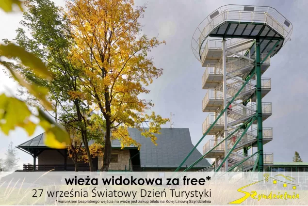 Bezpłatne wejścia na wieżę widokową w Beskidach