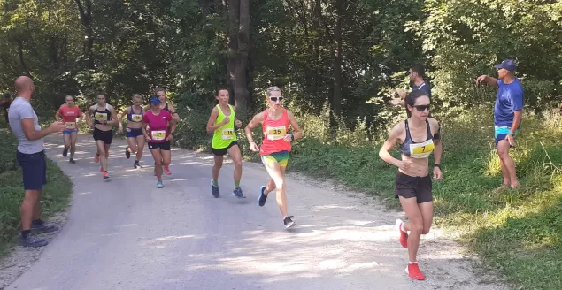 Anna Celińska na zawodach w Ochotnicy Dolnej