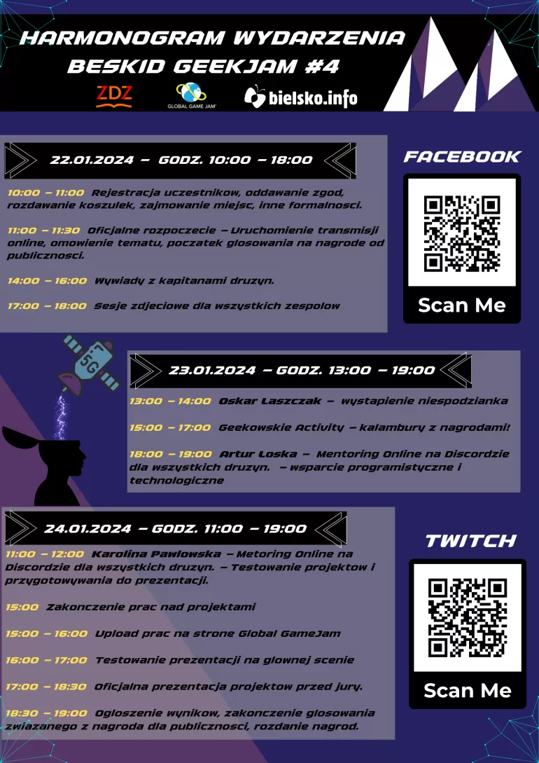 Beskid GeekJam odbędzie się w Bielsku-Białej już w weekend 22-24 stycznia