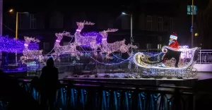 Ozdoby bożonarodzeniowe w Bielsku-Białej w 2021 roku