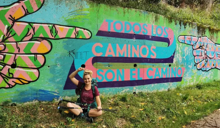 Gosia Eksner w drodze do Camino, na szczytach marzeń