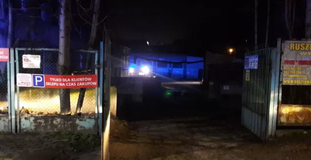Akcja straży pożarnej przy ul. Paderewskiego