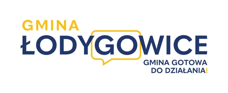 Logo gminy Łodygowice w wersji poziomej