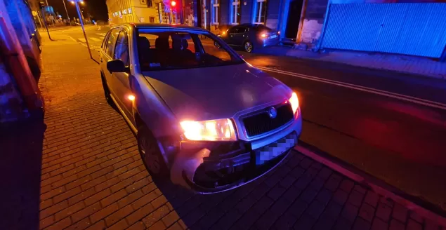 Kolizja na skrzyżowaniu Komorowickiej z Piłsudskie